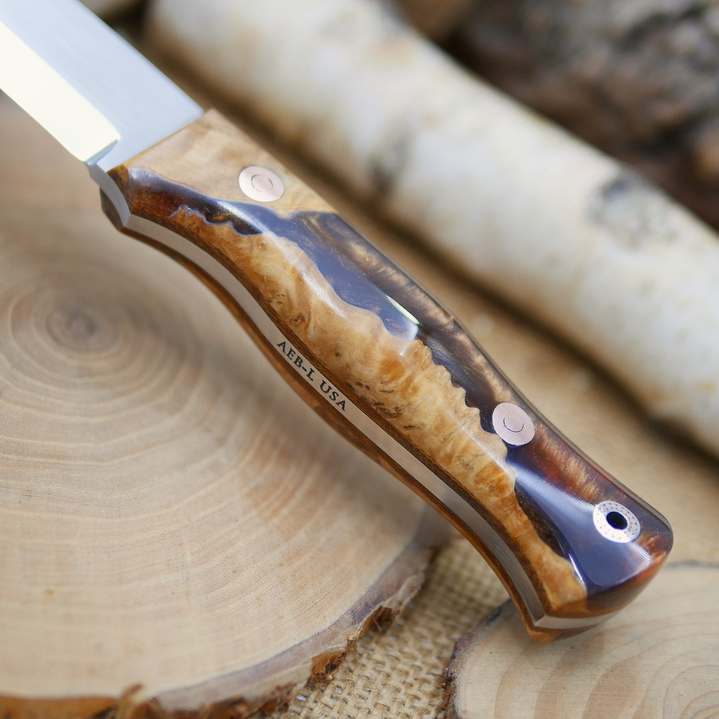 Classic: Maple Burl & Brown Resin
