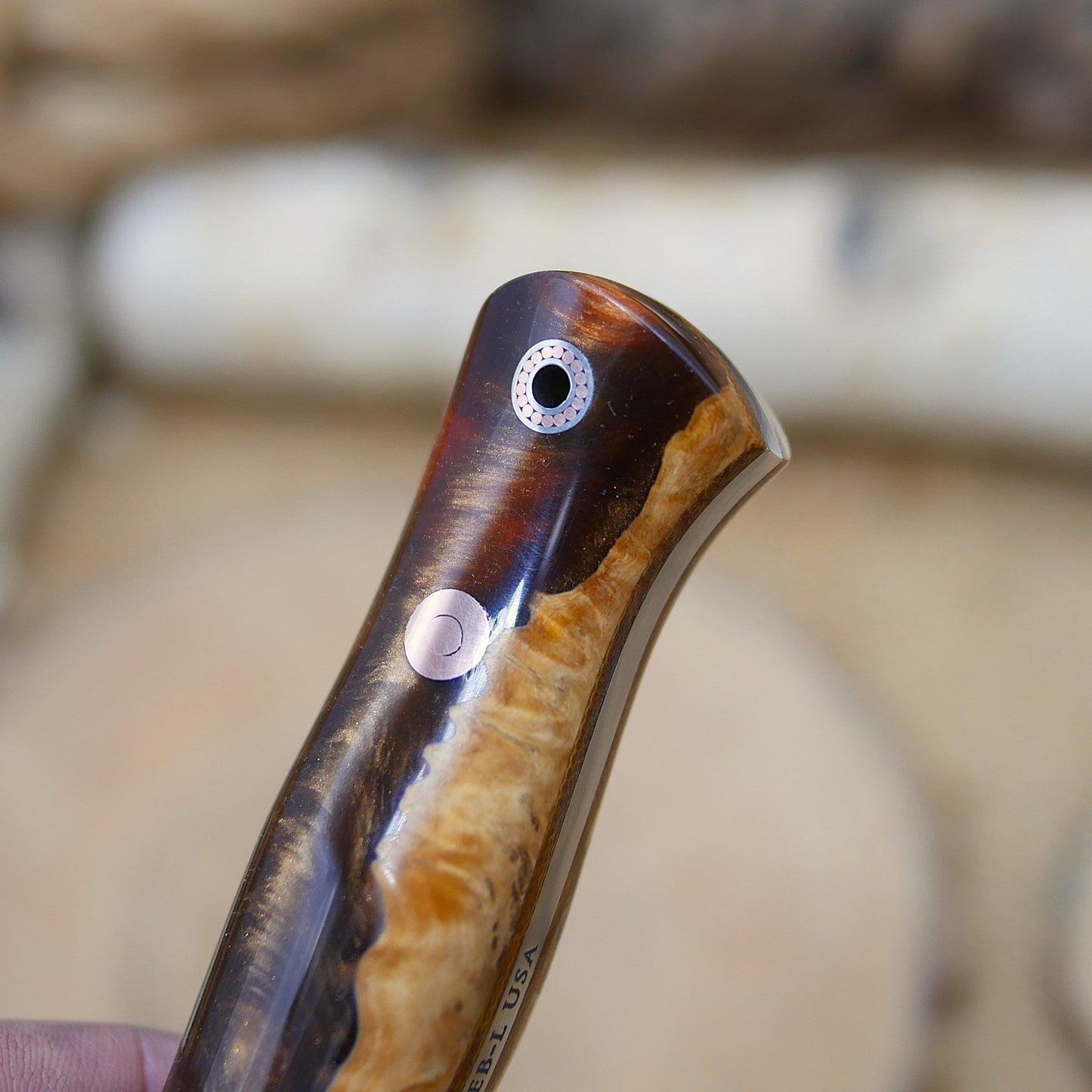 Classic: Maple Burl & Brown Resin