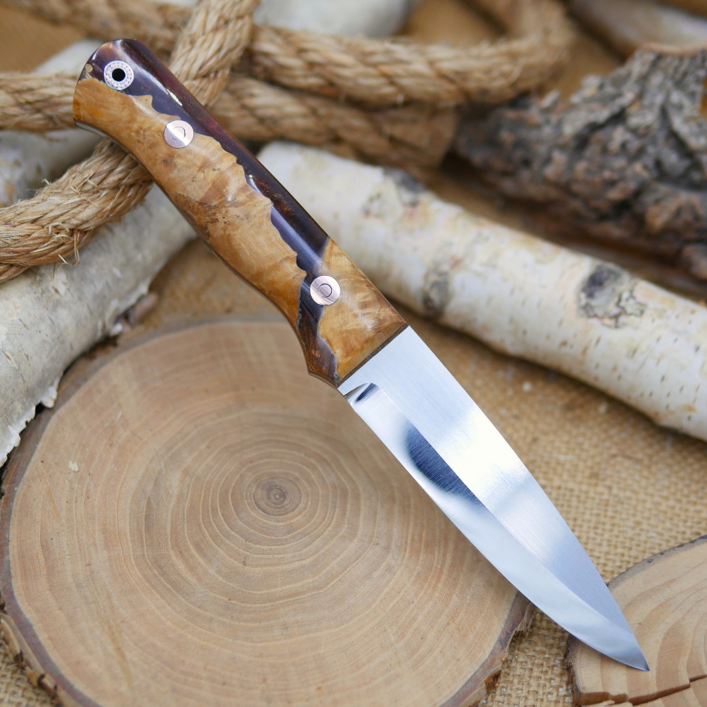 Classic: Maple Burl & Brown Resin