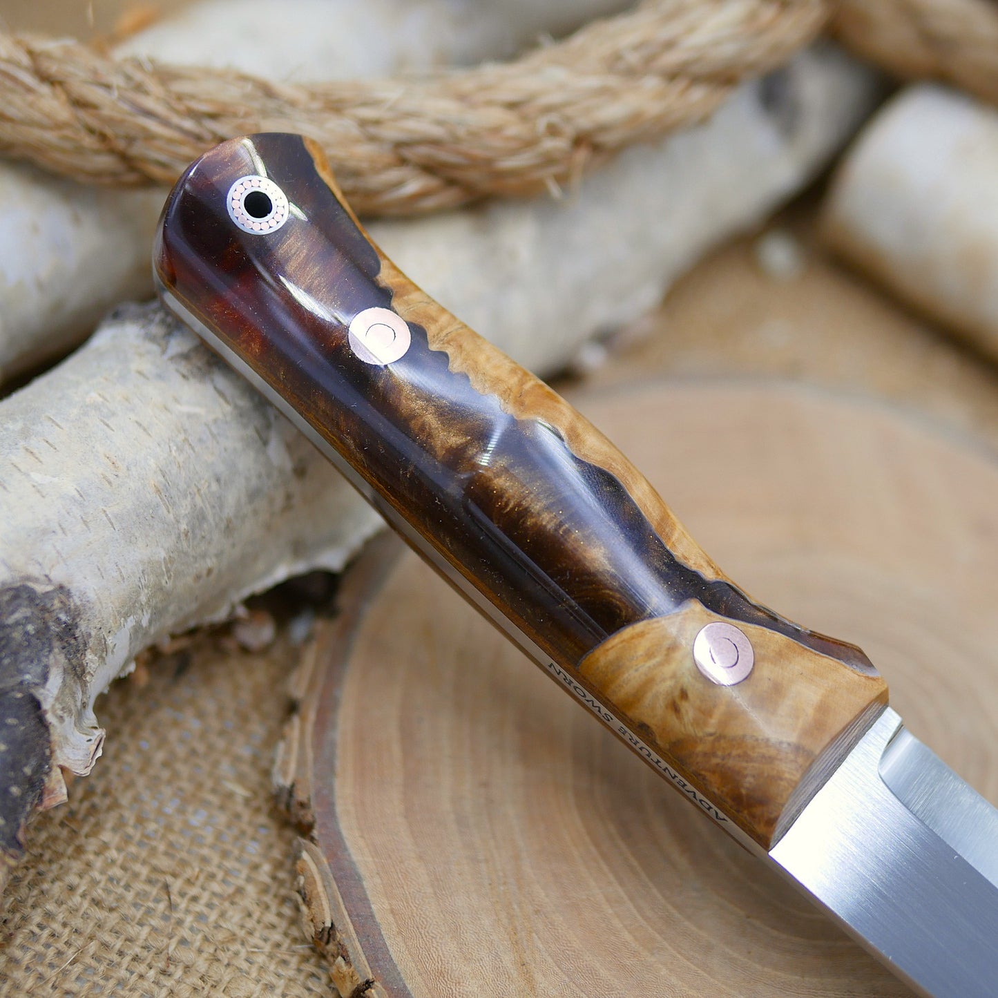 Classic: Maple Burl & Brown Resin