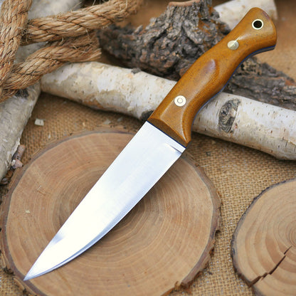 [In-Stock] Tradesman: Brown Canvas Micarta & Blue G10 Liners