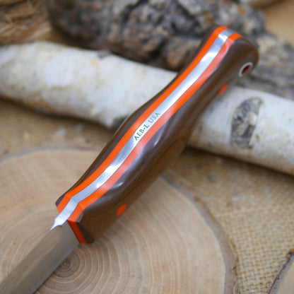 [In-Stock] Explorer: Brown Richlite & Orange G10