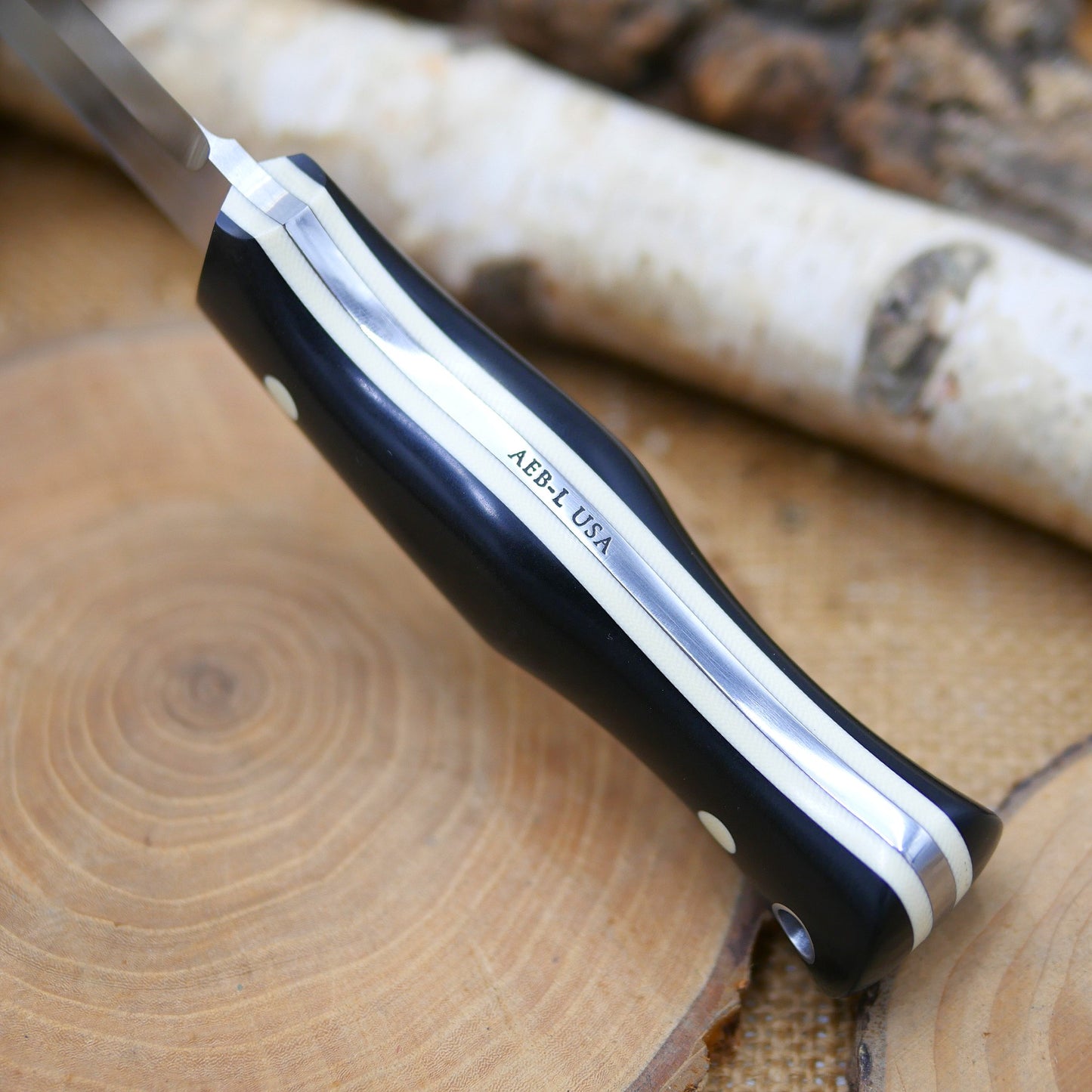[In-Stock] Explorer: Black Richlite & Ivory G10