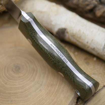 Huntsman: Green Canvas Micarta