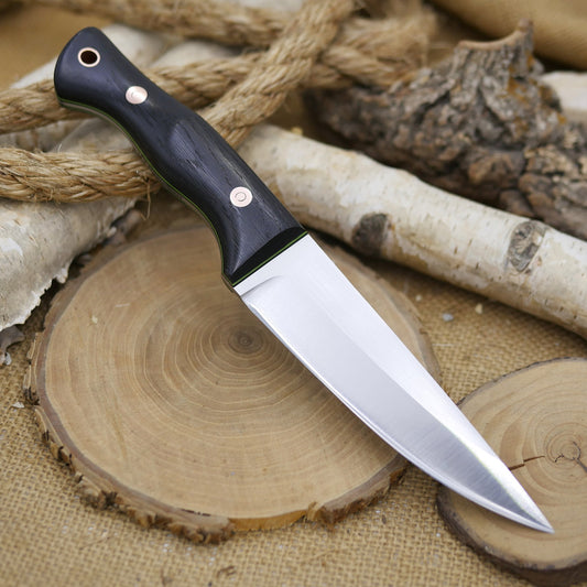 Tradesman: Ancient Bog Oak, Double Liners, Tapered Tang