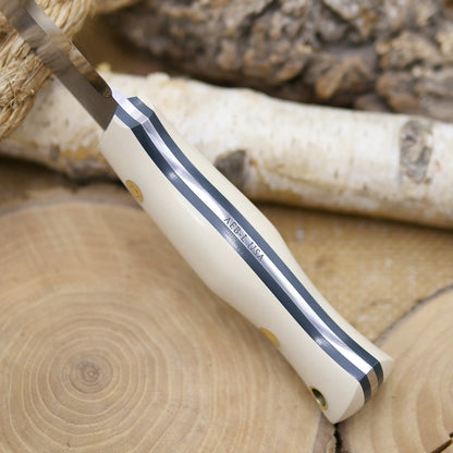 Classic: Ivory Paper Micarta & Forest Green G10