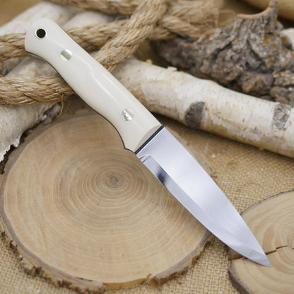 Classic: Ivory Paper Micarta & Forest Green G10