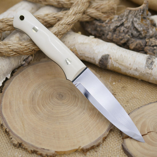 Classic: Ivory Paper Micarta & Forest Green G10