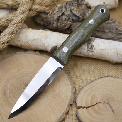 Mountaineer: Green Canvas Micarta