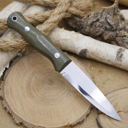 Mountaineer: Green Canvas Micarta