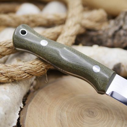 Mountaineer: Green Canvas Micarta