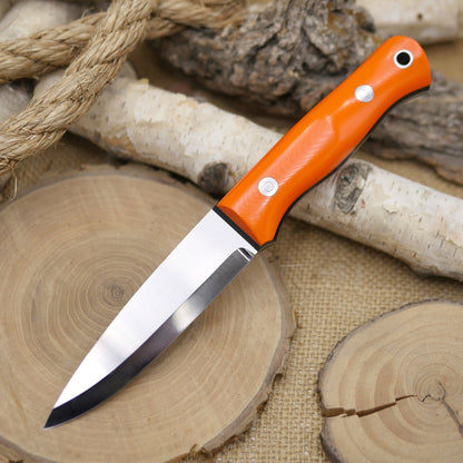 Classic: Hunter Orange G10 & Black Liners