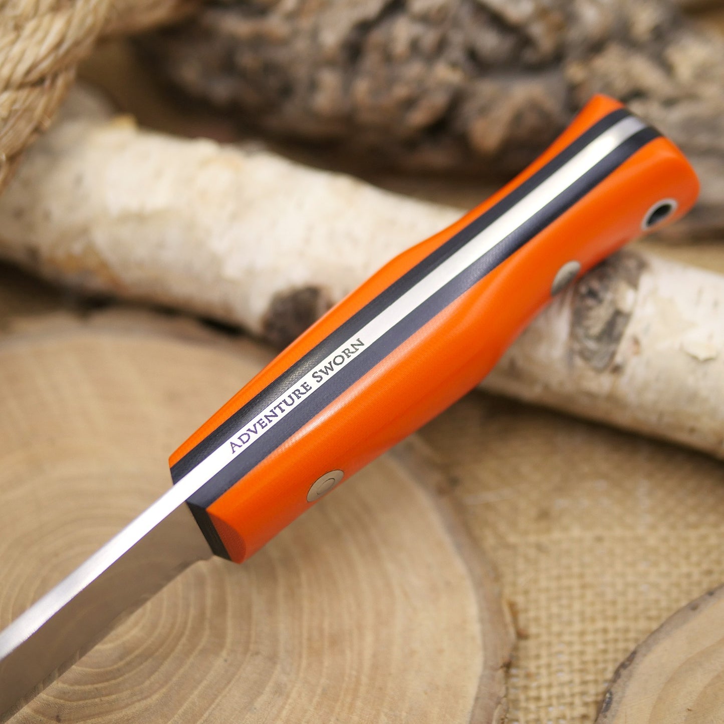 Classic: Hunter Orange G10 & Black Liners