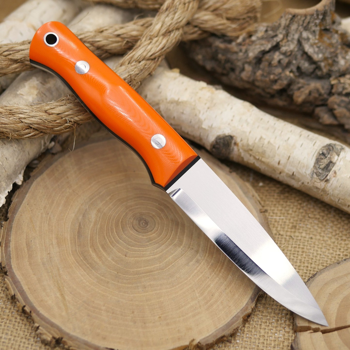 Classic: Hunter Orange G10 & Black Liners