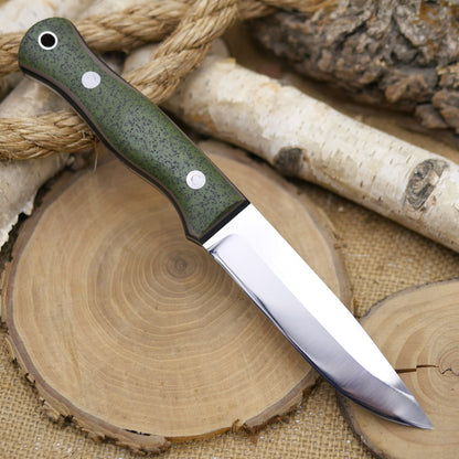 Explorer: OD Green Grip-Tec, Earth Brown & Black G10 Liners