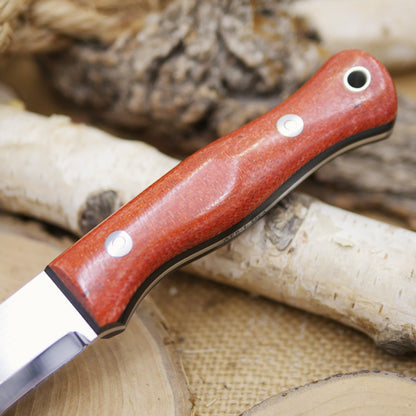 Mountaineer: Sedona Jute Micarta, Black G10 Liners