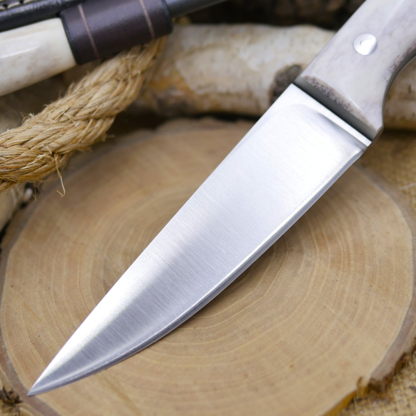 Tradesman: MagnaCut, Elk Antler, Sheath & Firesteel Included