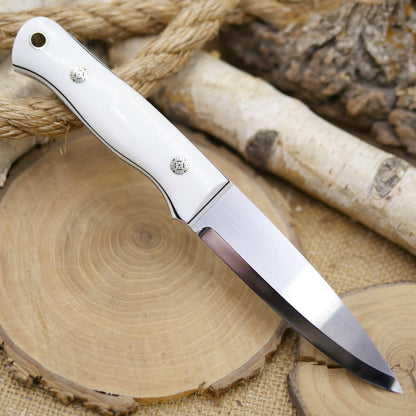 Classic: White G10 & Mosaic Pins