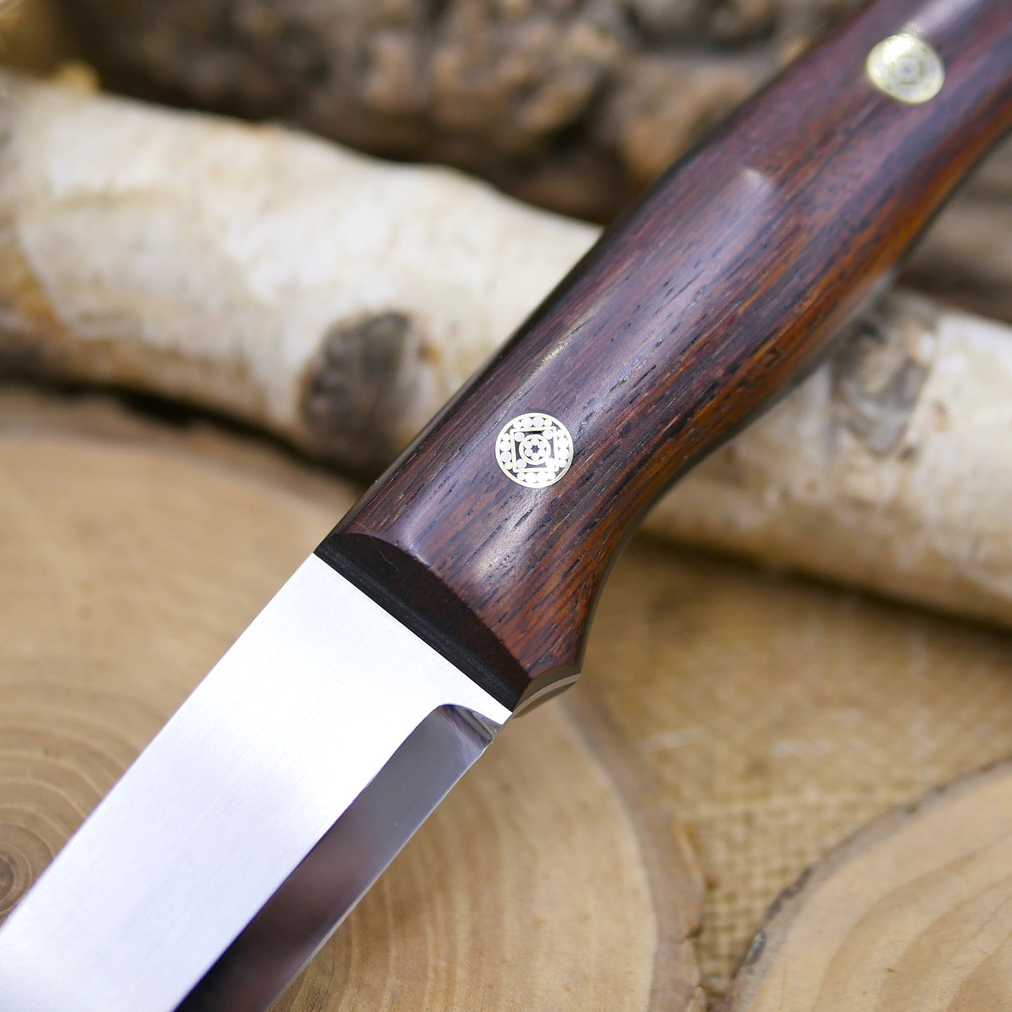 Mountaineer: Cocobolo & Mosaic Pins