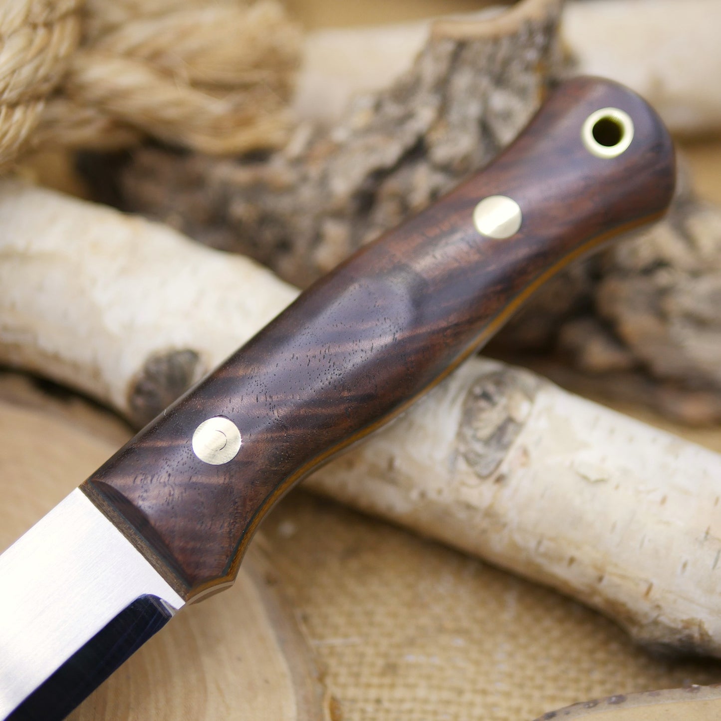 Explorer: Figured Walnut, Brown Canvas & Forest Green G10