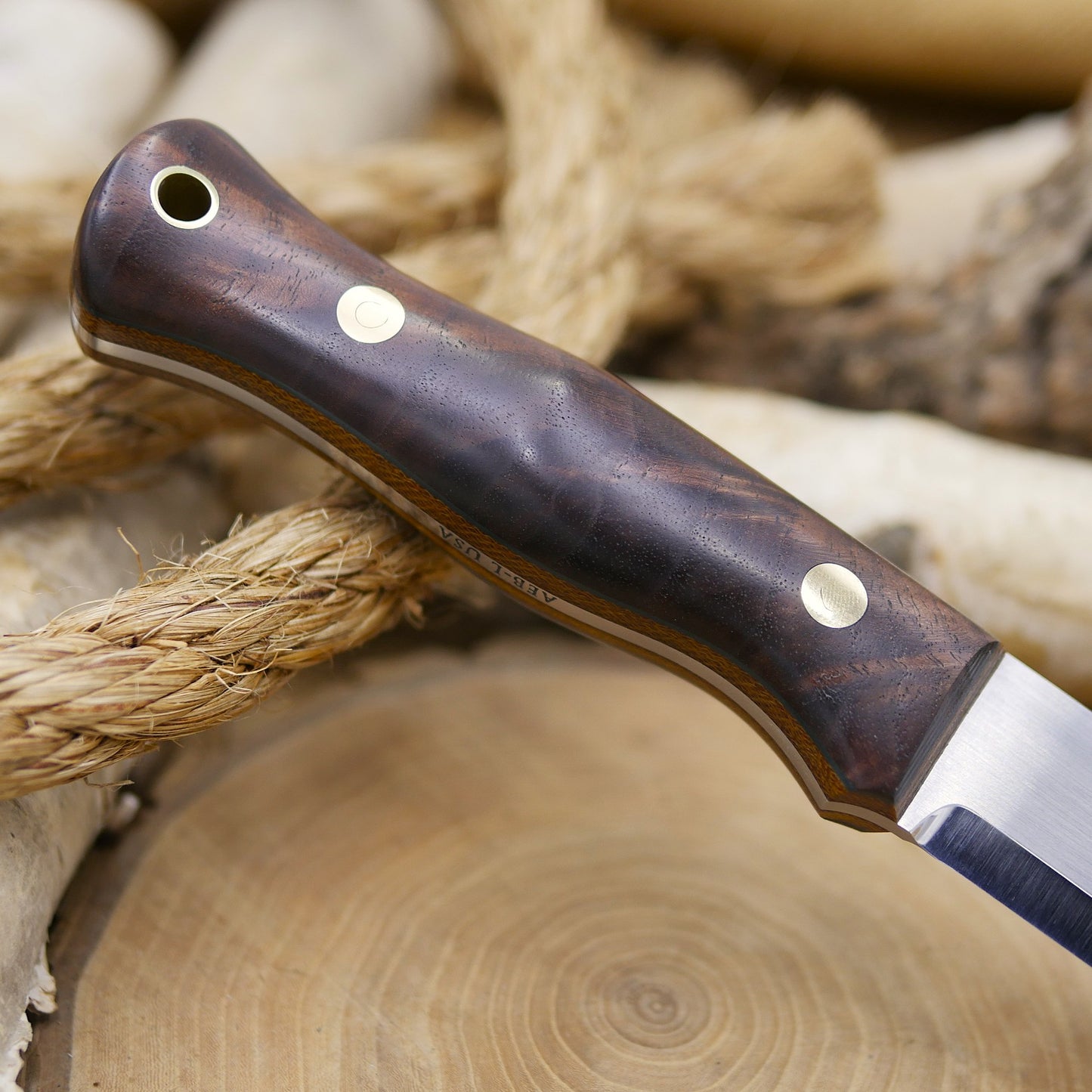 Explorer: Figured Walnut, Brown Canvas & Forest Green G10