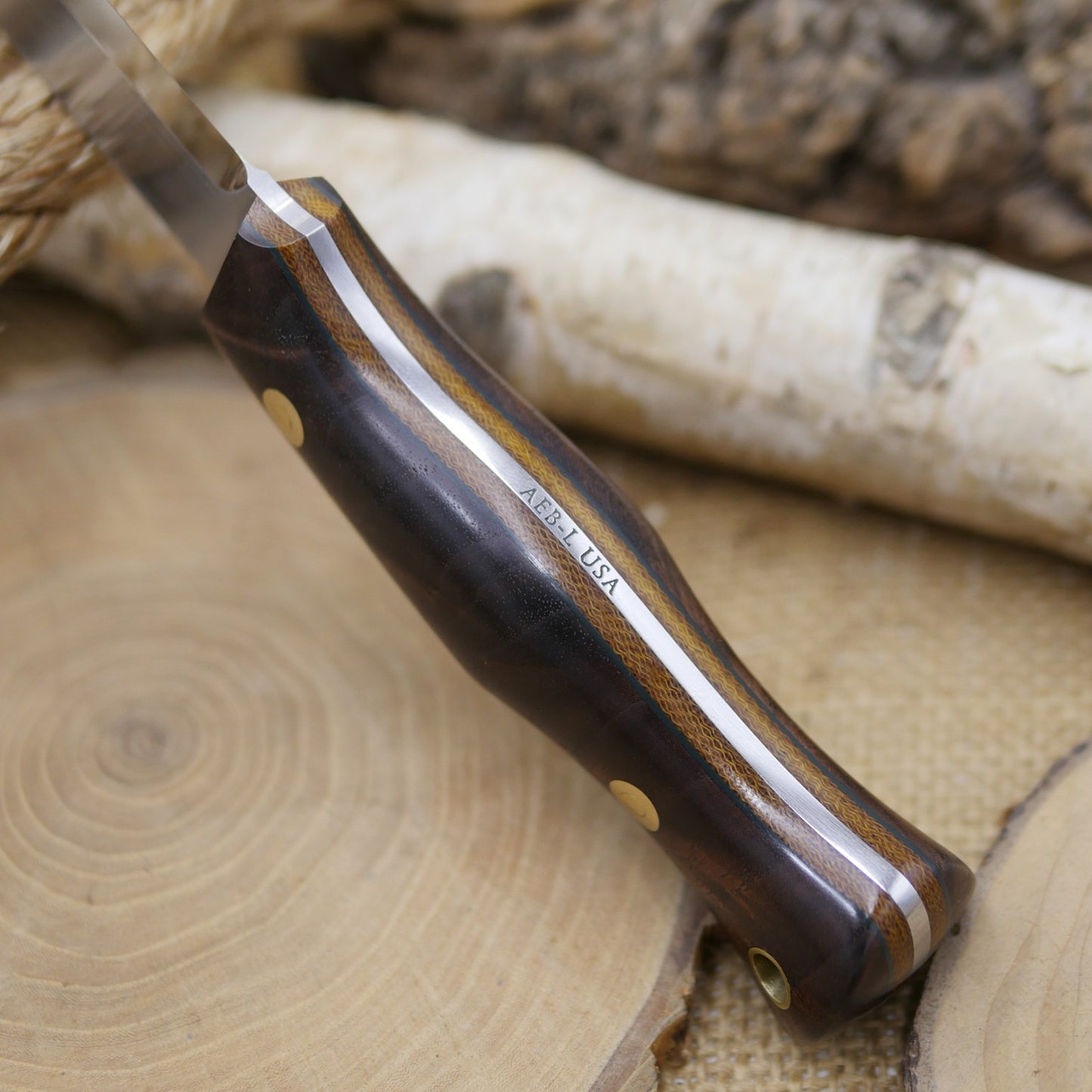 Explorer: Figured Walnut, Brown Canvas & Forest Green G10