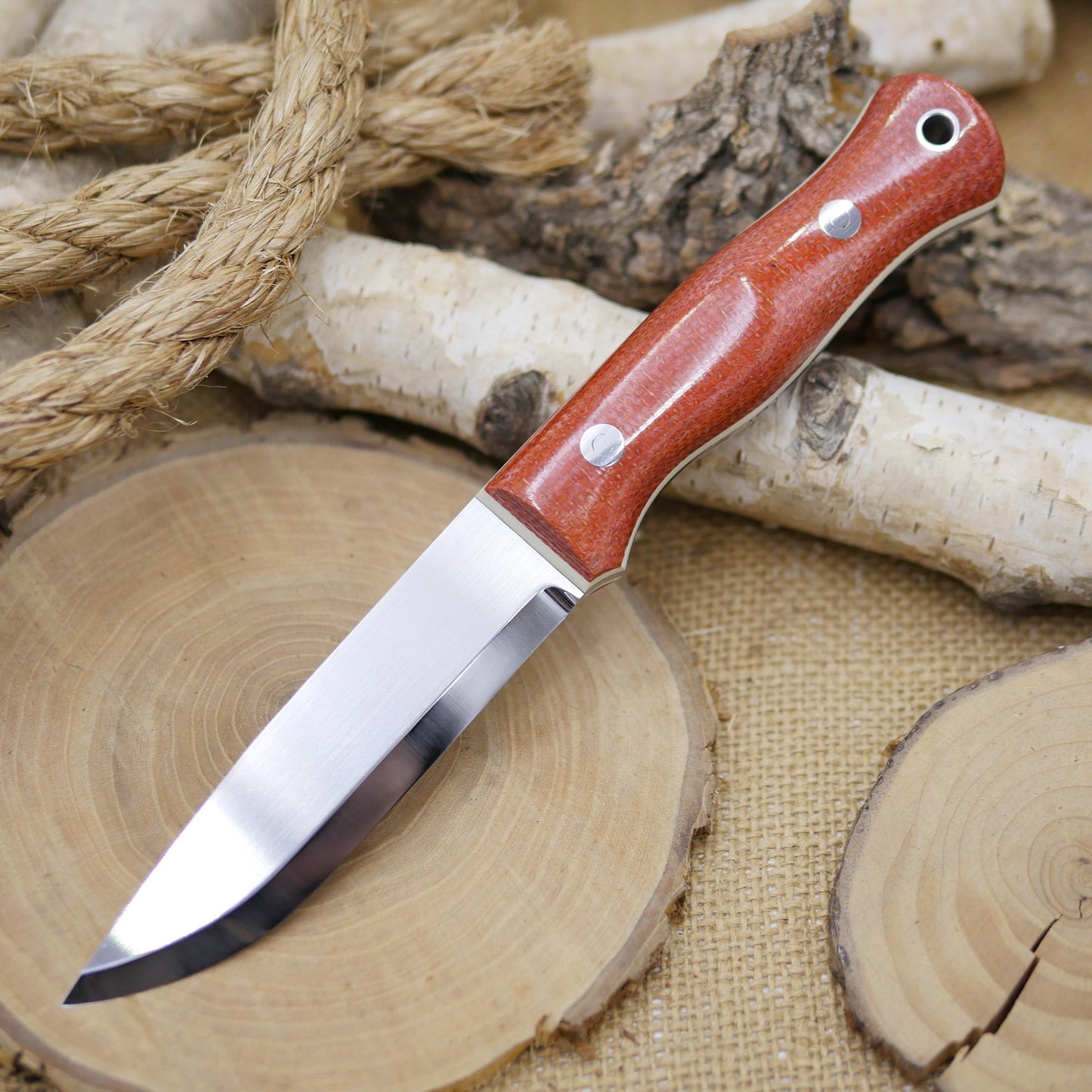 Explorer: Sedona Jute Micarta & Ivory G10