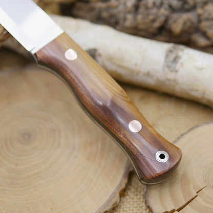 Explorer: Stabilized Cedar, Green Canvas & Copper Mosaic Tube