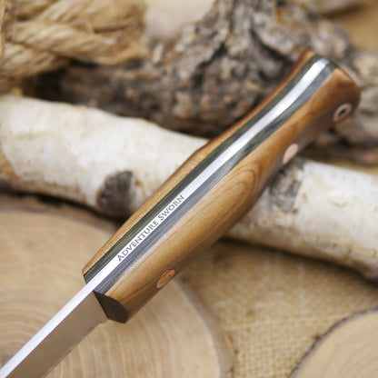 Explorer: Stabilized Cedar, Green Canvas & Copper Mosaic Tube