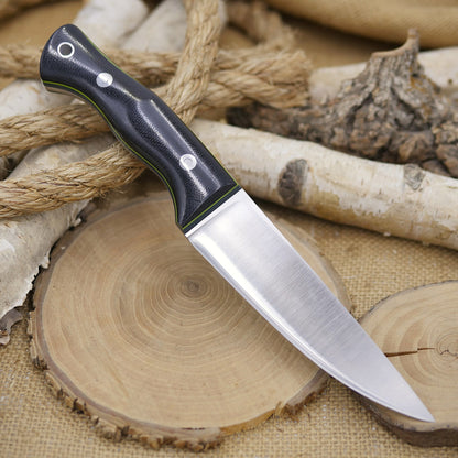 Tradesman: Black Canvas Micarta, Forest & Toxic Green G10 Liners