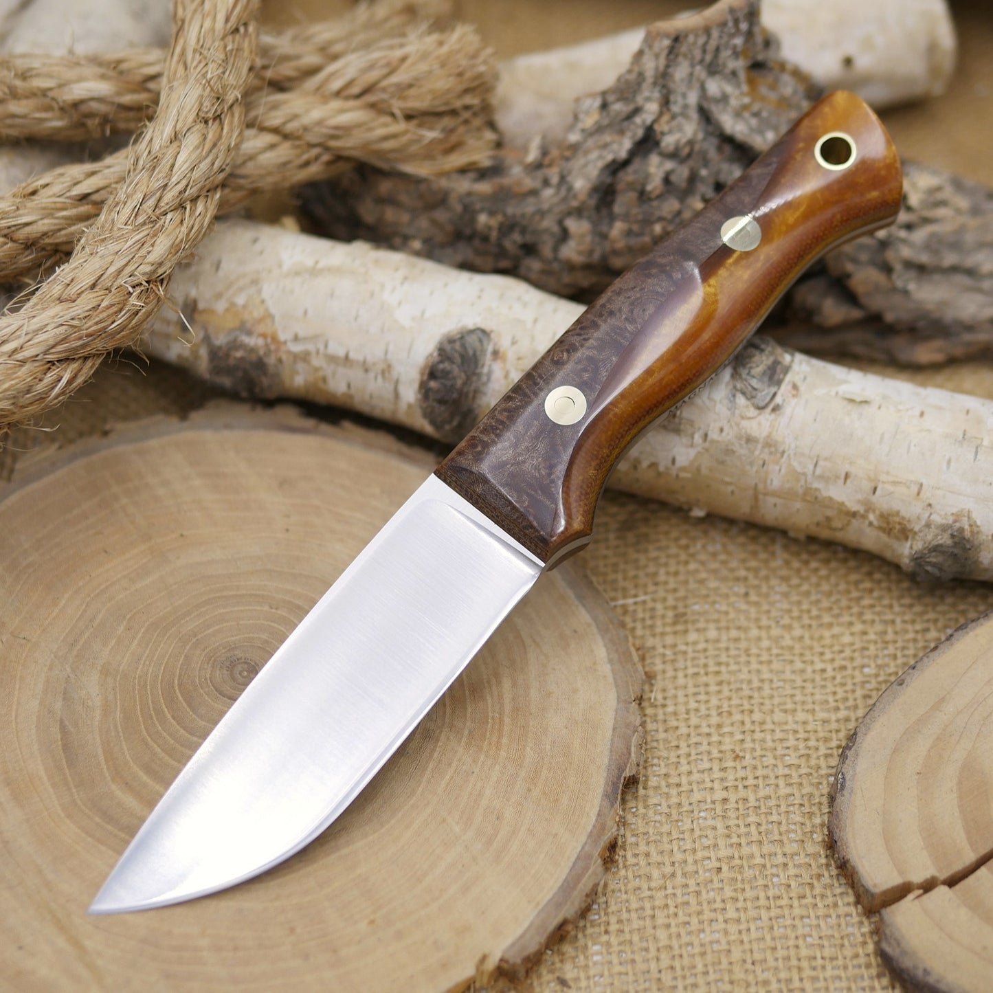 Huntsman: Maple Burl & Orange Hybridwood