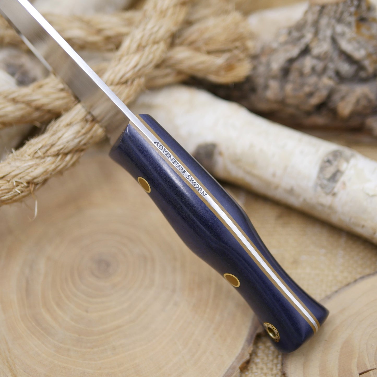 Tradesman: 3V, Blue Canyon Richlite, Coyote Liners, Mosaic Hardware