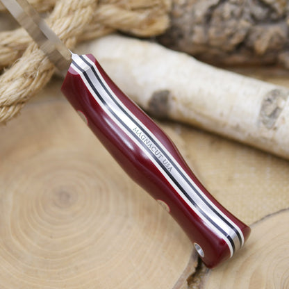 Mountaineer: Magnacut, Red G10 & Double Liners