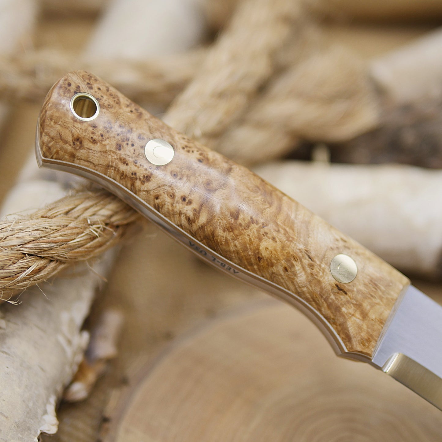 Classic: Black Ash Burl, Tan & White Liners