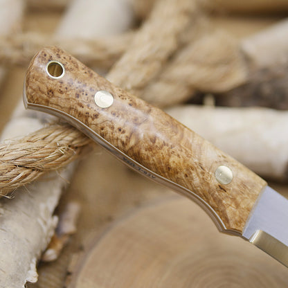 Classic: Black Ash Burl, Tan & White Liners