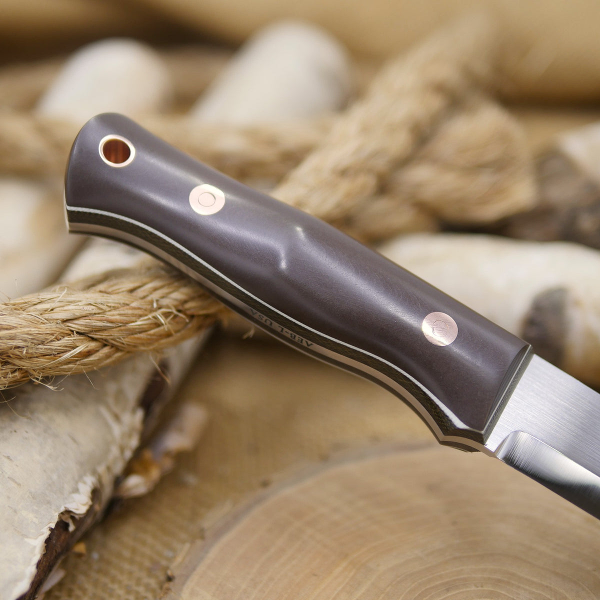 Classic: Rosedale Richlite, Green Canvas & White G10