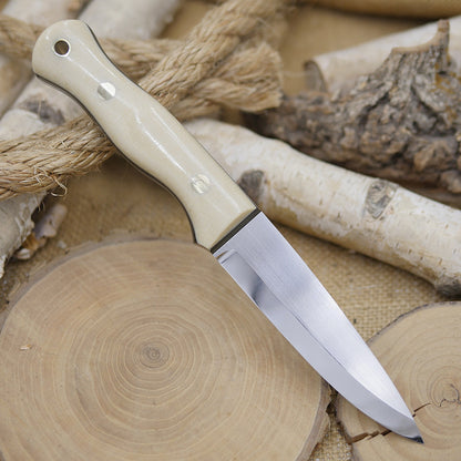 Mountaineer: Jute Micarta & Green Canvas Micarta