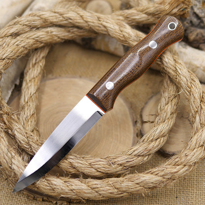 Mountaineer: Dark Brown Burlap & Orange G10