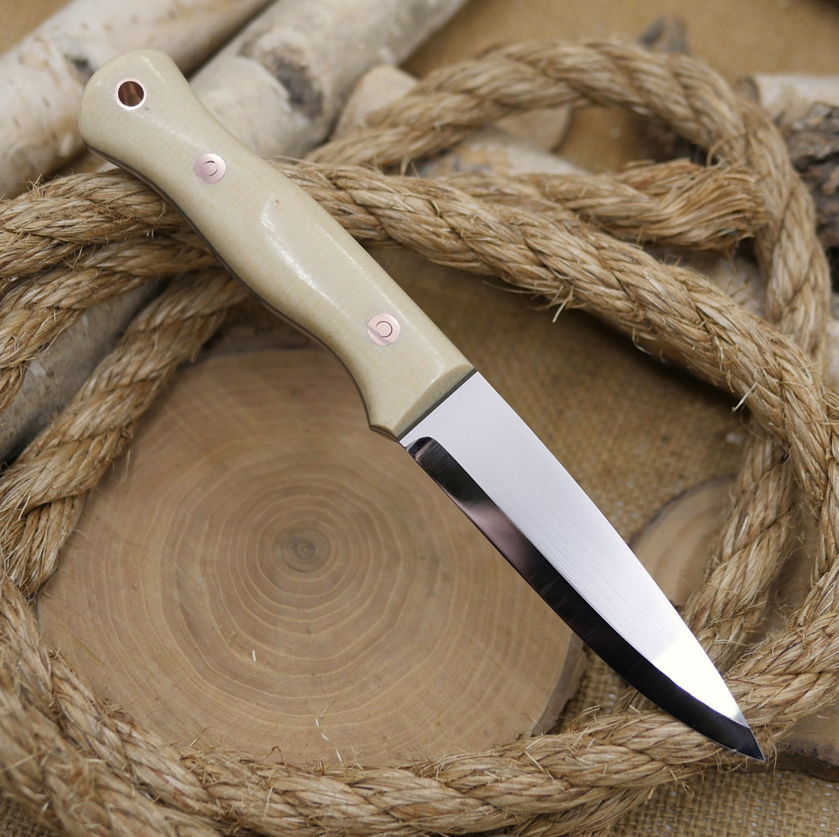Mountaineer: Jute & OD Green Canvas Micarta