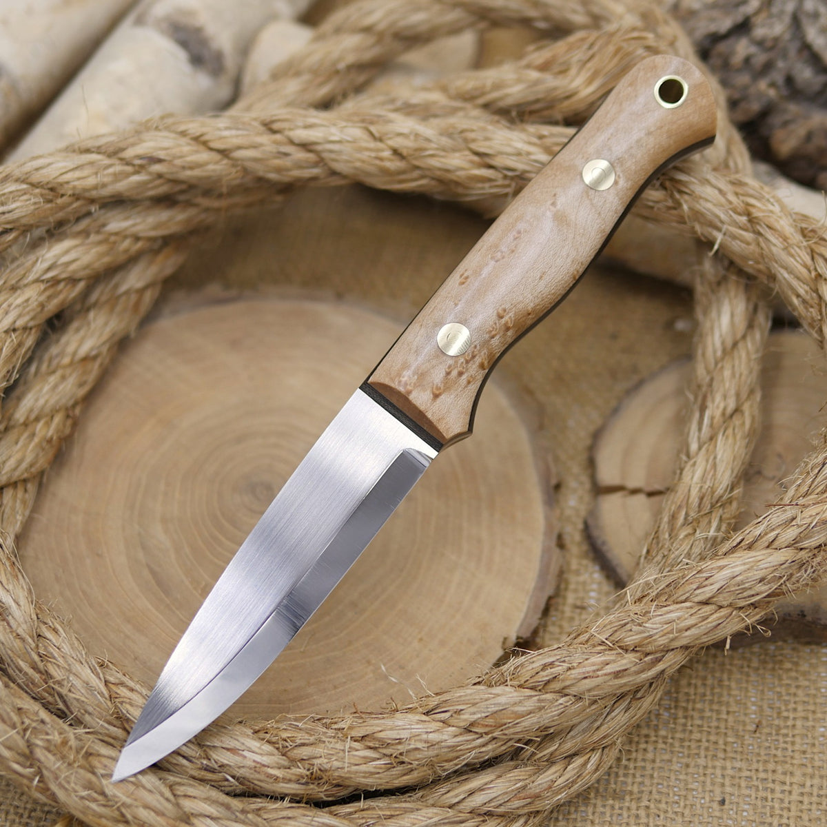 Classic: Stabilized Birdseye Maple & Green Canvas