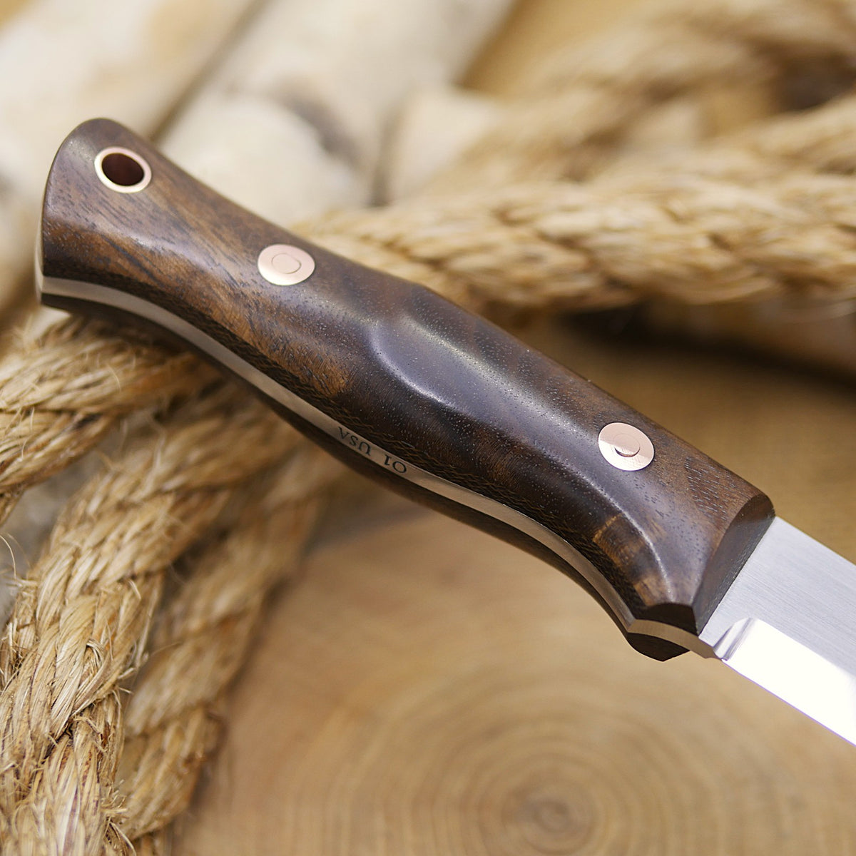 Classic: Stabilized Walnut & Green Canvas