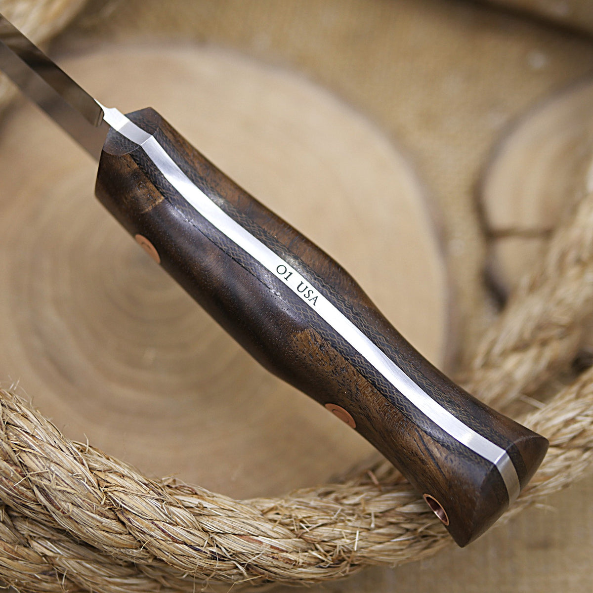 Classic: Stabilized Walnut & Green Canvas
