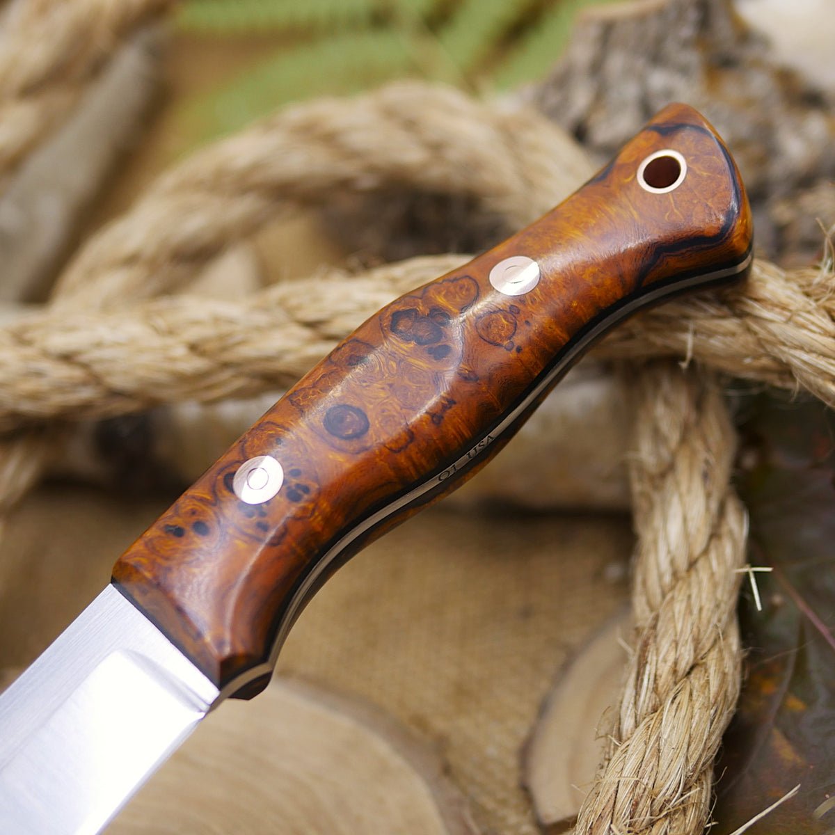 Guide: Ironwood Burl, Black G10