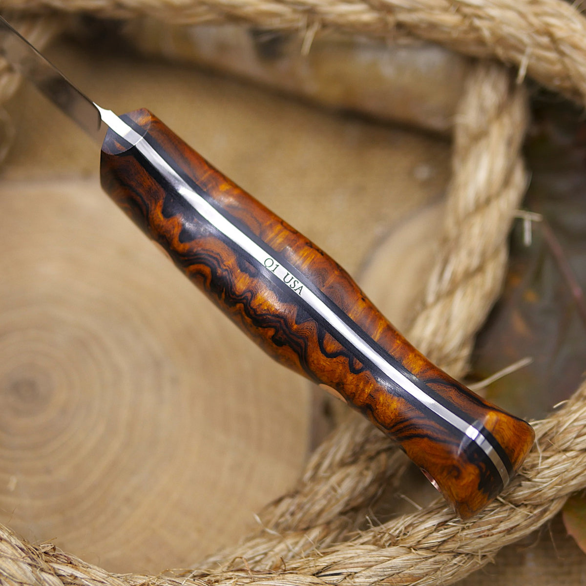 Guide: Ironwood Burl, Black G10