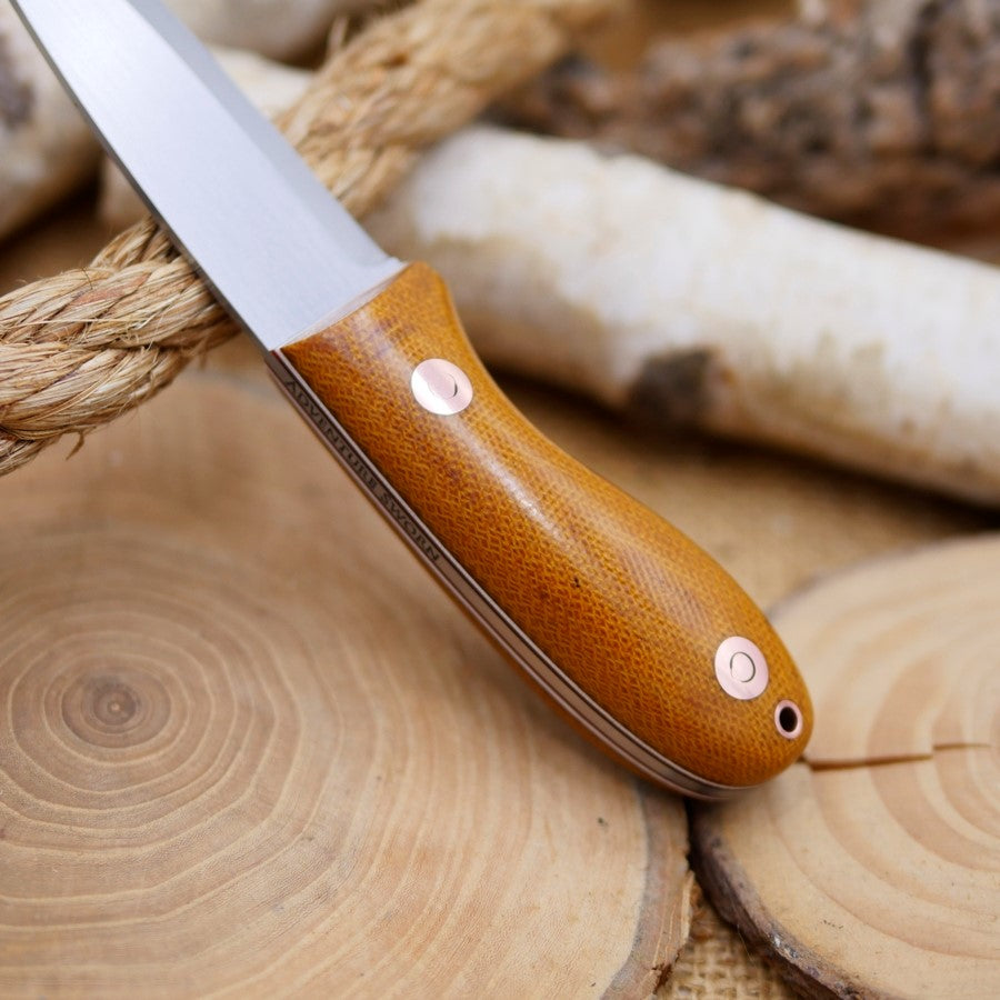 [in stock] Walker: Aged Canvas Micarta & Copper
