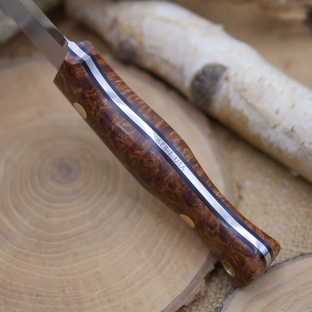 Mountaineer: Maple Burl & Black G10