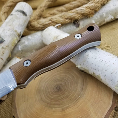 Classic: Brown Richlite over White G10 (r-series)