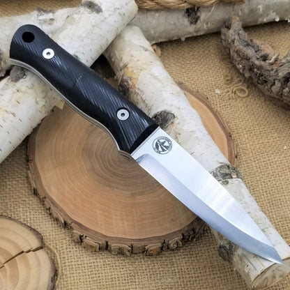 Classic: Black Richlite over White G10 (r-series)