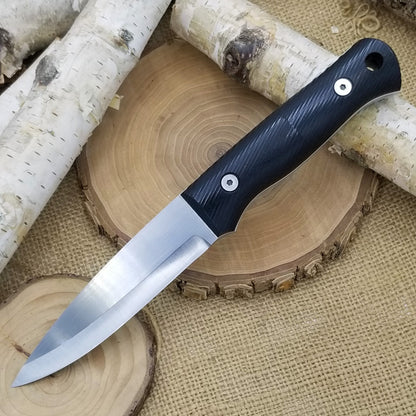 Classic: Black Richlite over White G10 (r-series)