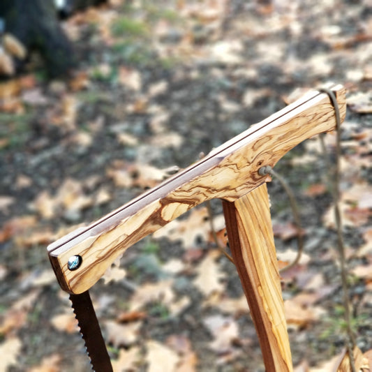 Olivewood & Walnut Custom Bucksaw